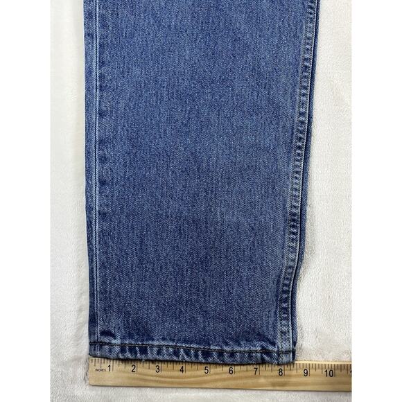 Levi’s 550 Relaxed Fit Jeans Mens 38x32 Blue Denim Tapered Leg Made in Mexico - Picture 6 of 9